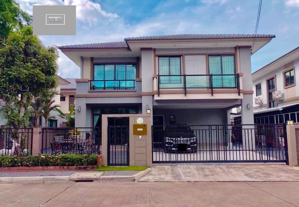For SaleHouseChaengwatana, Muangthong : House  for sale   /  房子出售  at a loss, this house is fully decorated.  luxuriously decorated, very new at the Passorn Chaengwattana-Chaiyaphruek project. Located on Chaiyaphruek Road