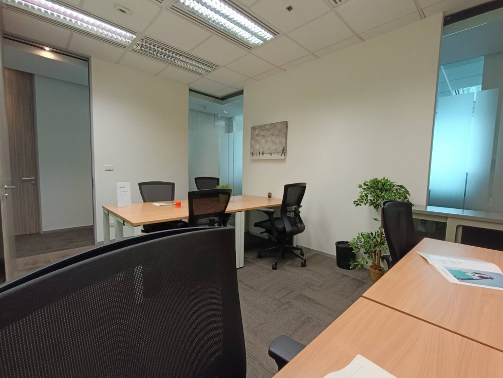 ให้เช่าสำนักงานสุขุมวิท อโศก ทองหล่อ : เซอร์วิสออฟฟิศ พื้นที่สำนักงานให้เช่า พร้อมพงษ์ Serviced Office ตกแต่งสวย พร้อมเข้าอยู่ อาคาร ภิรัช ทาวเวอร์ แอท เอ็มควอเทียร์ ( Bhiraj Tower At Emquartier Office Building ) 6 Workstations ราคาเช่า 63,790 บาท/เดือน