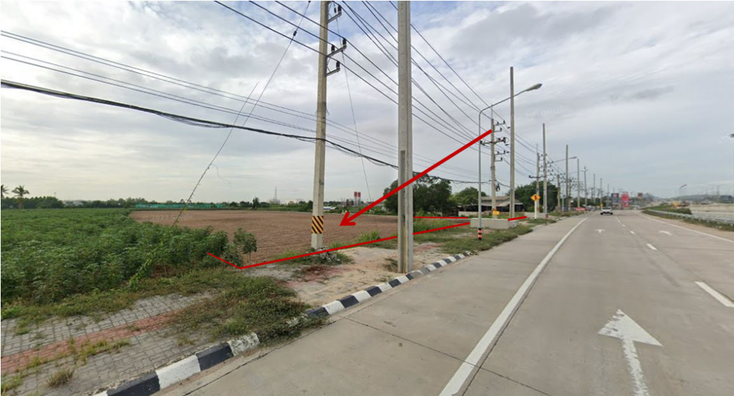 ขายที่ดินศรีราชา แหลมฉบัง บ้านบึง : ขาย ที่ดิน ติดถนน 331 สัตหีบ-พนมสารคาม ศรีราชา 11-2-80 ไร่ เหมาะโรงงาน