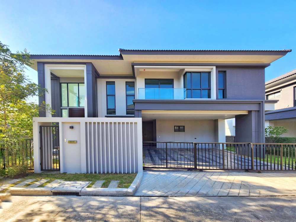 For SaleHousePinklao, Charansanitwong : New house, The City Pinklao-Borom 2, corner plot, 105.8 sq m., large size house, 388 sq m., 4 bedrooms, 5 bathrooms, special price.