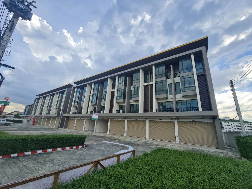 For SaleHome OfficePathum Thani,Rangsit, Thammasat : #Home office for sale, 8 units (newly built), Sapsiri Project Area from 26.4 - 37.5 sq m. Pathum Thani-Bangkok Road #Bang Khu Wat Subdistrict #Muang Pathum Thani District #Pathum Thani Province