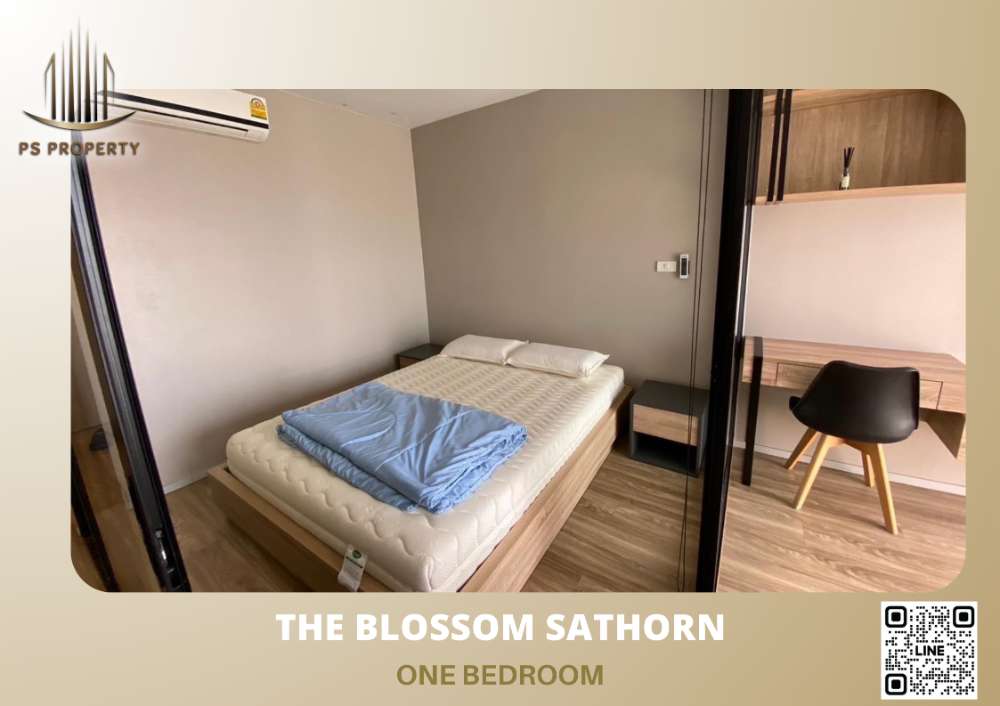 ให้เช่าคอนโดสาทร นราธิวาส : ให้เช่า🔥 Blossum Sathorn🔥ห้องตกแต่งสวย ราคาดีมาก มี shuttle van บริการส่งรถไฟฟ้า ในชั่วโมงเร่งด่วน