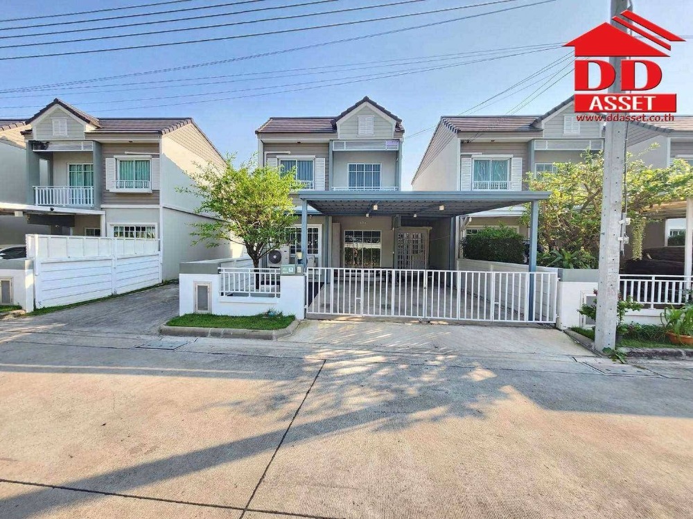 For SaleHouseSamut Prakan,Samrong : House for sale, The Village Bangna-Wongwaen 3 project, near Mega Bangna, code H8004.