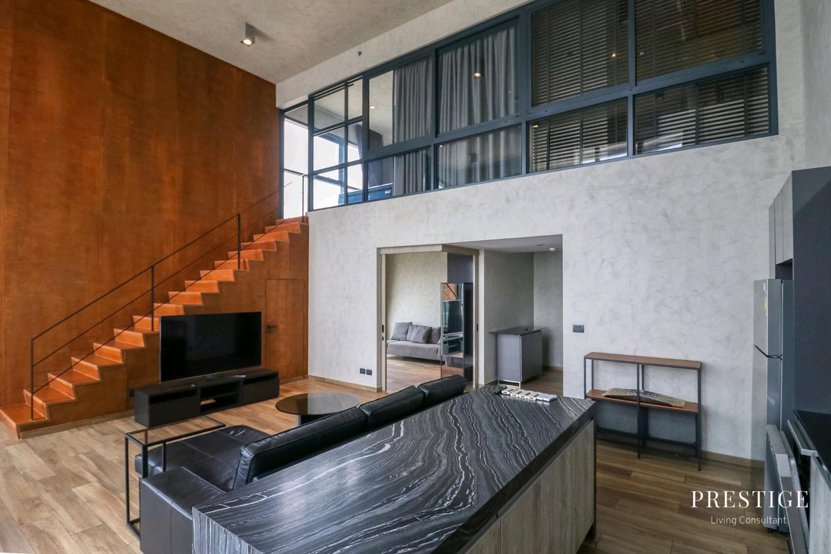 For RentCondoSukhumvit, Asoke, Thonglor : 📌For RENT | The Lofts Asoke - 2BR Duplex (120sqm), 120,000 THB