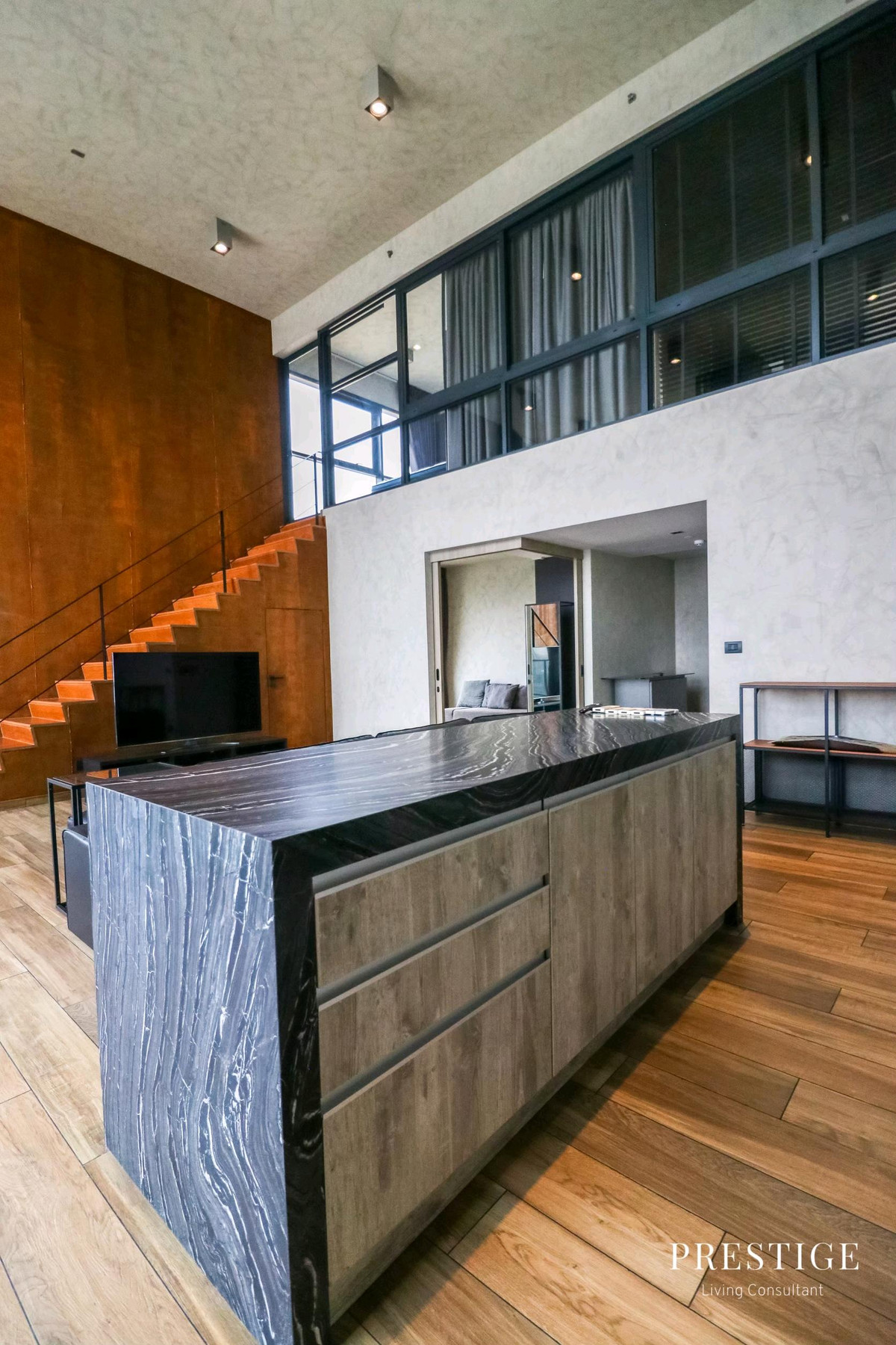 For RentCondoSukhumvit, Asoke, Thonglor : 📌For RENT | The Lofts Asoke - 2BR Duplex (120sqm), 120,000 THB