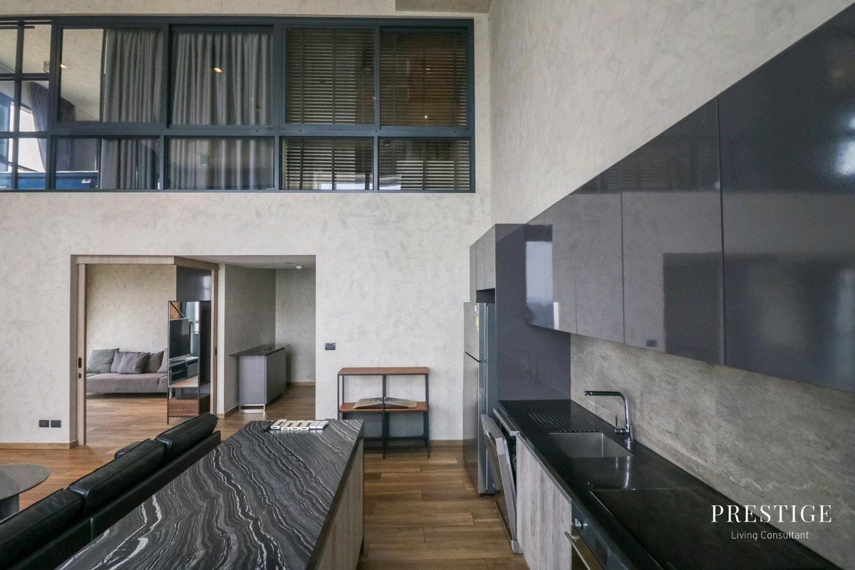 For RentCondoSukhumvit, Asoke, Thonglor : 📌For RENT | The Lofts Asoke - 2BR Duplex (120sqm), 120,000 THB