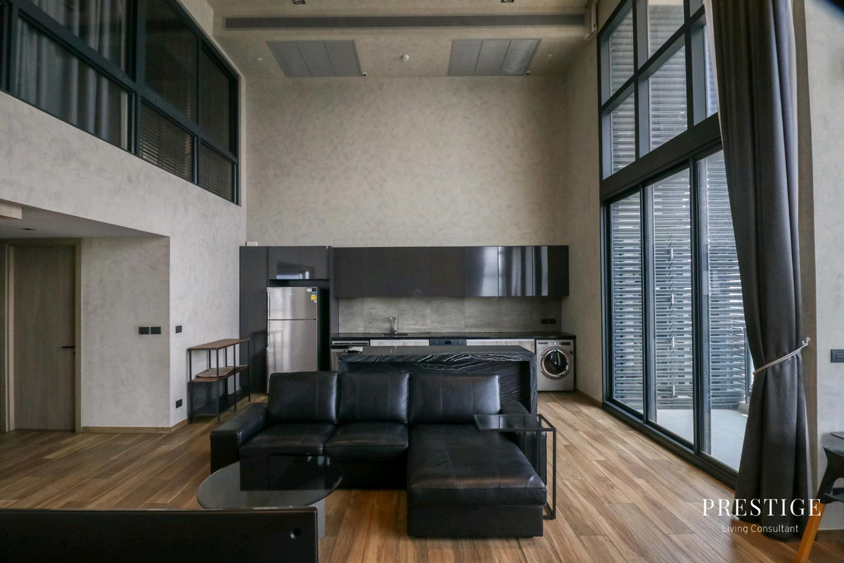 For RentCondoSukhumvit, Asoke, Thonglor : 📌For RENT | The Lofts Asoke - 2BR Duplex (120sqm), 120,000 THB