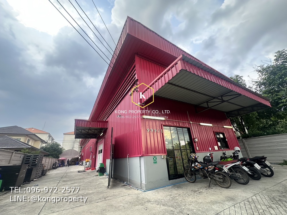 For RentWarehouseNawamin, Ramindra : Warehouse for rent, Sai Mai, Bangkok, with office, area 952 sq m.