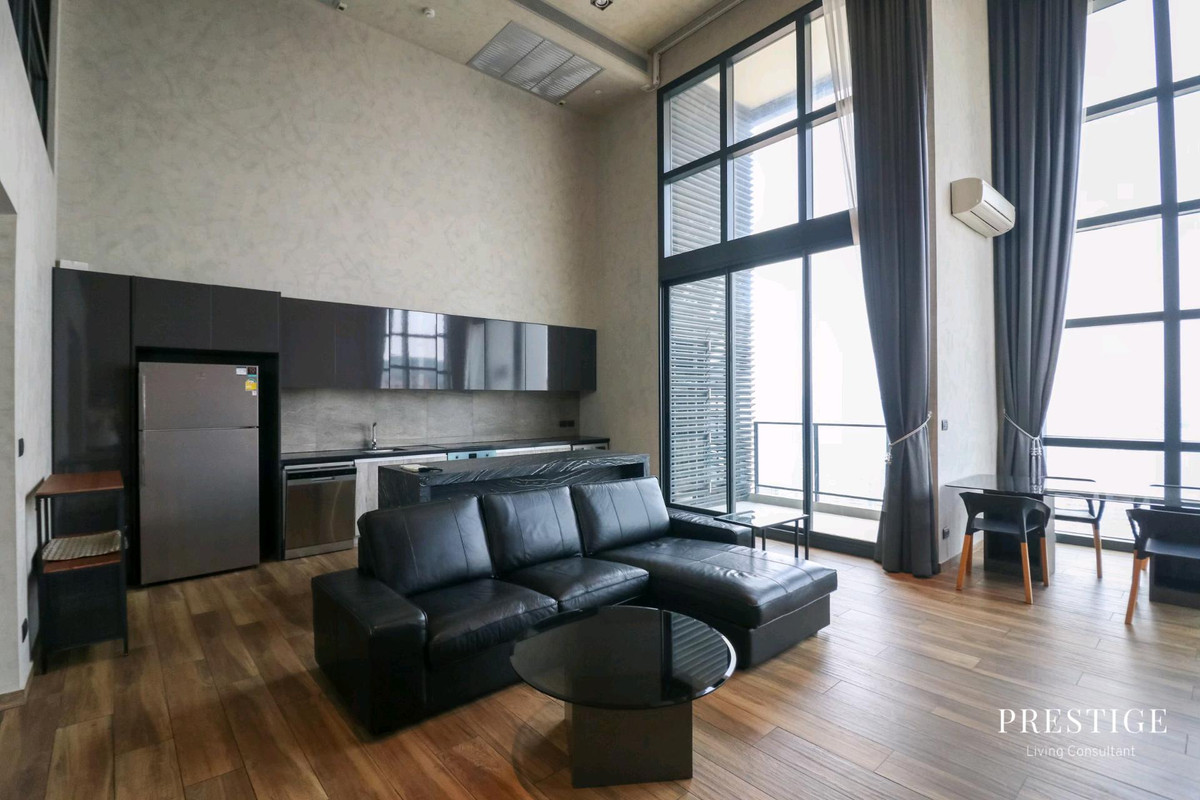 For RentCondoSukhumvit, Asoke, Thonglor : 📌For RENT | The Lofts Asoke - 2BR Duplex (120sqm), 120,000 THB
