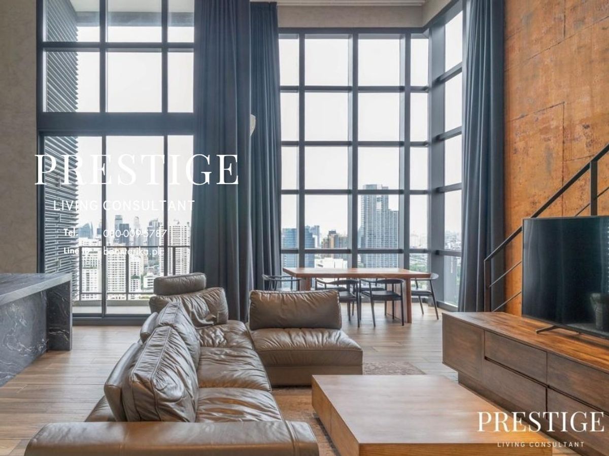 ให้เช่าคอนโดสุขุมวิท อโศก ทองหล่อ : 📌For RENT เช่า | The Lofts Asoke - 2BR Duplex (120 sqm) 150,000 THB