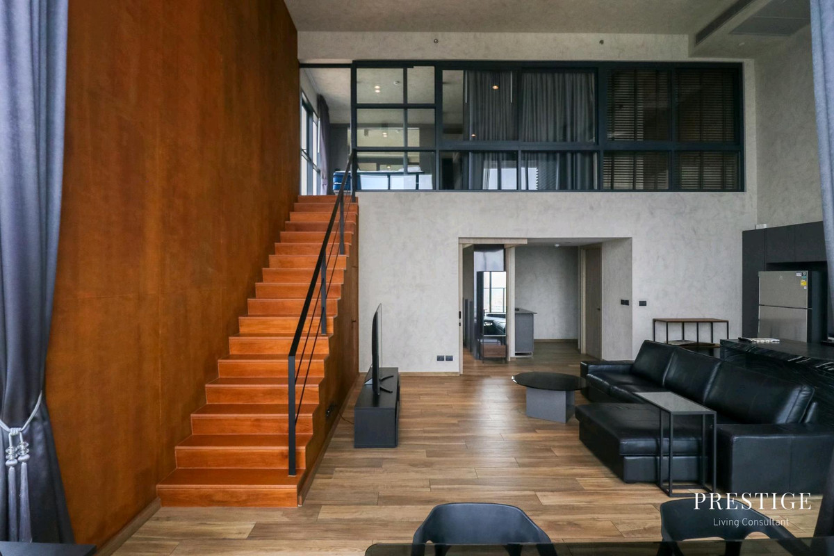 For RentCondoSukhumvit, Asoke, Thonglor : 📌For RENT | The Lofts Asoke - 2BR Duplex (120sqm), 120,000 THB