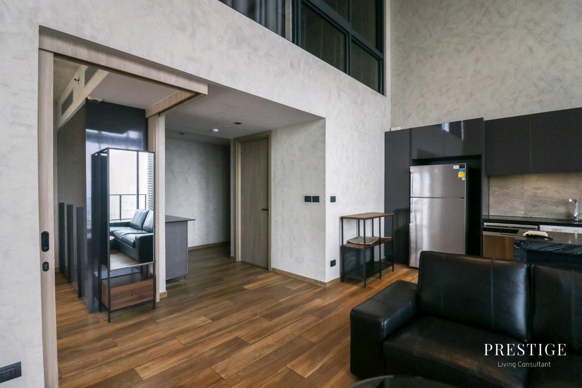 For RentCondoSukhumvit, Asoke, Thonglor : 📌For RENT | The Lofts Asoke - 2BR Duplex (120sqm), 120,000 THB