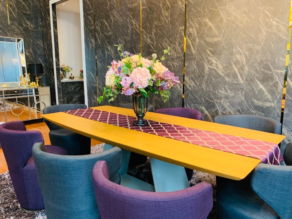 For SaleCondoRama9, Petchburi, RCA : Condo for Sale Belle Grand Rama 9, Penthouse 2 Bedroom 128 sqm including Maid Room, Fully Furnished Near MRT Rama 9, Thailand Cultural Centre, Ratchadaphisek : EL23S-050