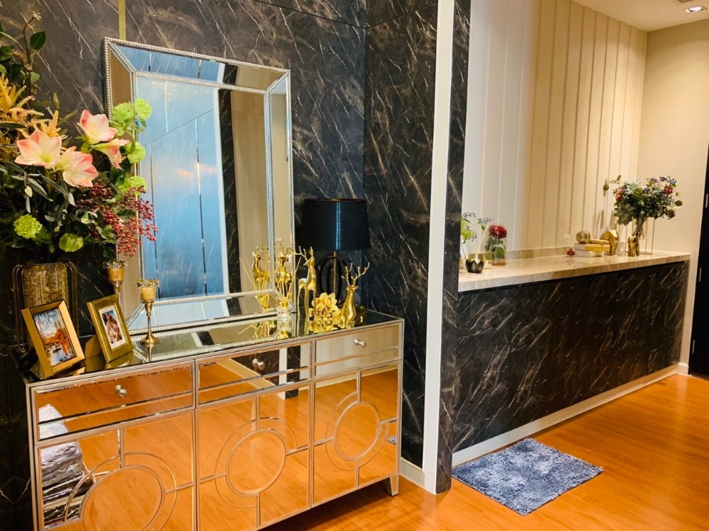 For SaleCondoRama9, Petchburi, RCA : Condo for Sale Belle Grand Rama 9, Penthouse 2 Bedroom 128 sqm including Maid Room, Fully Furnished Near MRT Rama 9, Thailand Cultural Centre, Ratchadaphisek : EL23S-050