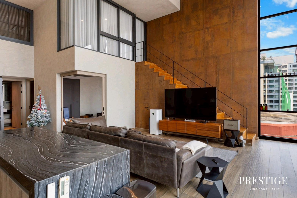 ให้เช่าคอนโดสุขุมวิท อโศก ทองหล่อ : 📌For RENT เช่า | The Lofts Asoke - 3BR Duplex (145 sqm) 195,000 THB