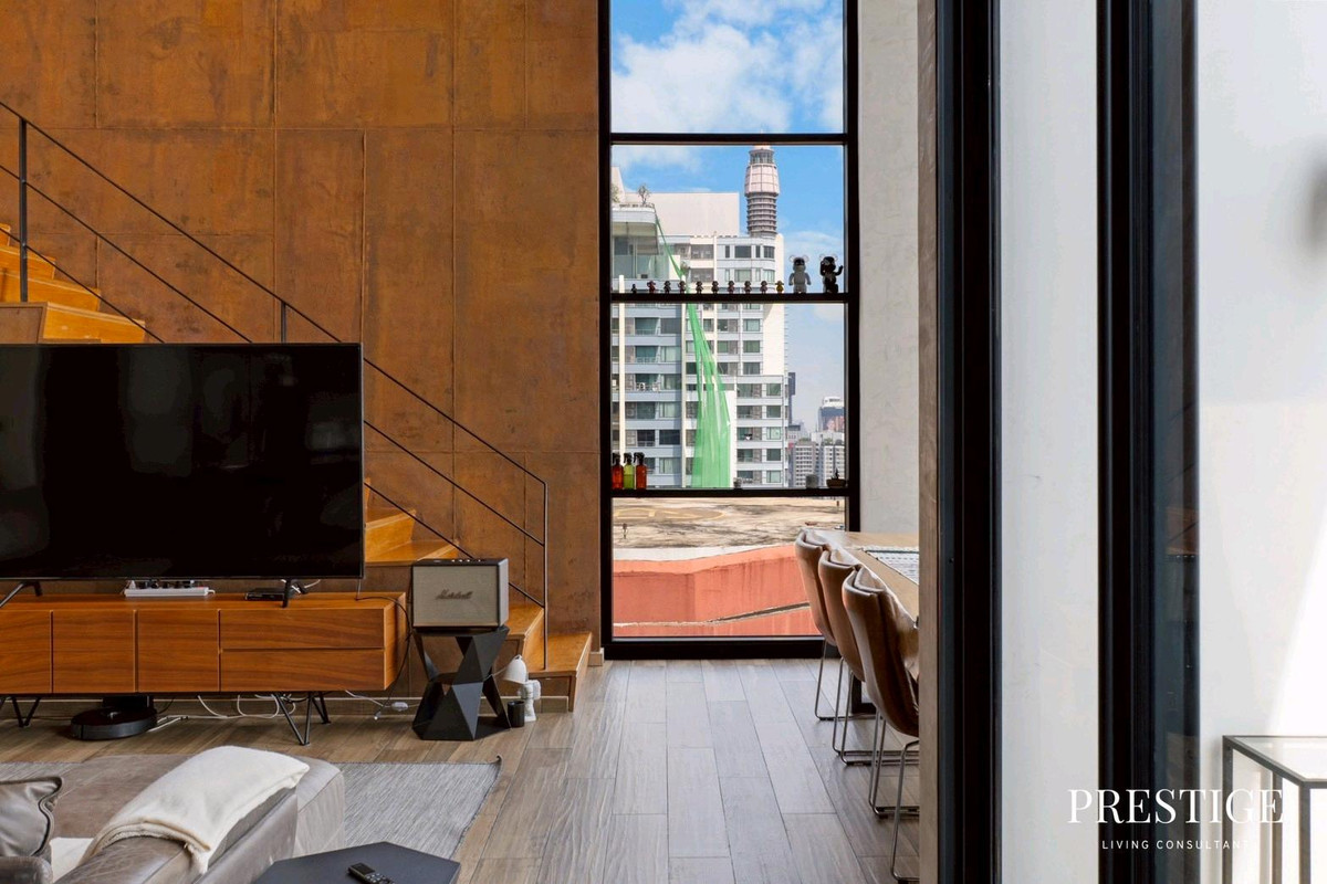 ให้เช่าคอนโดสุขุมวิท อโศก ทองหล่อ : 📌For RENT เช่า | The Lofts Asoke - 3BR Duplex (145 sqm) 195,000 THB