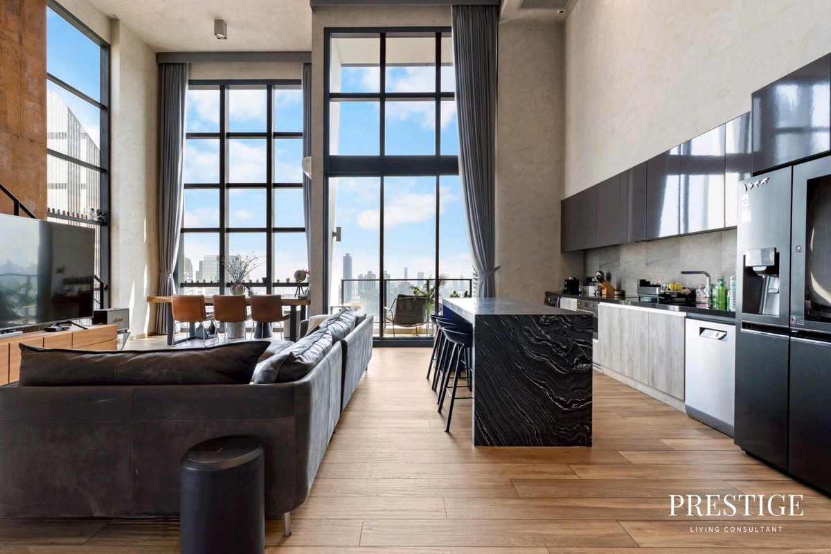 For RentCondoSukhumvit, Asoke, Thonglor : 📌For RENT | The Lofts Asoke - 3BR Duplex (145sqm), 195,000 THB