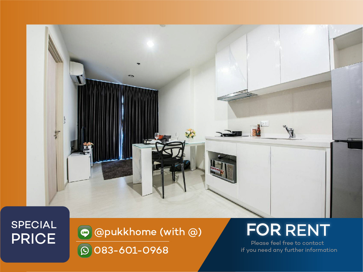 For RentCondoSukhumvit, Asoke, Thonglor : Rhythm Sukhumvit 42 | 40 sq.m. Fully furnished 📞 Line : @pukkhome (with @)