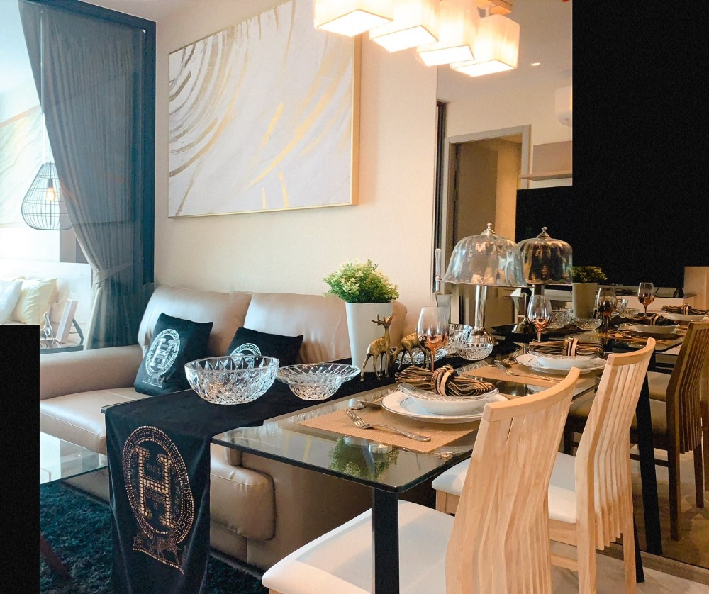 ให้เช่าคอนโดสุขุมวิท อโศก ทองหล่อ : 📣For Rent Rhythm Eakkamai . 1 Bedroom Fully Furnished 📞 Line : @pukkhome (with @)