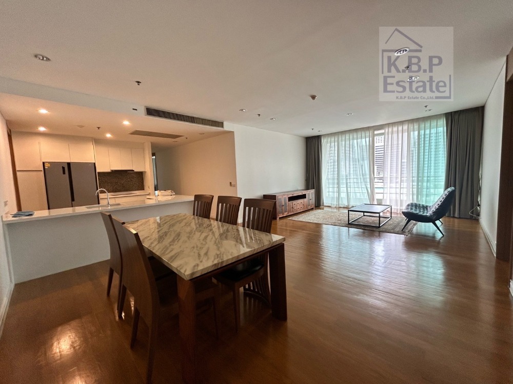 ขายคอนโดสีลม ศาลาแดง บางรัก : SALE/RENT #The Royal Saladaeng Lage Room  Area 236.44Sqm.  3+1Beds 4Bath