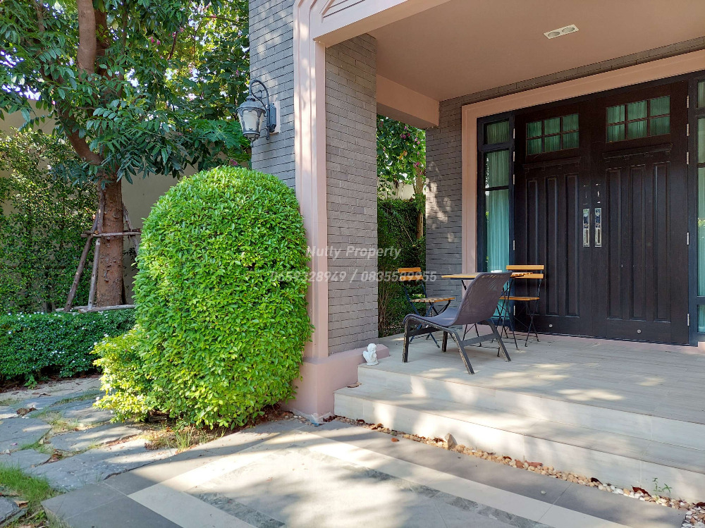 ให้เช่าบ้านบางนา แบริ่ง ลาซาล : ให้เช่า นันทวัน บางนา กม.7 แปลงมุม