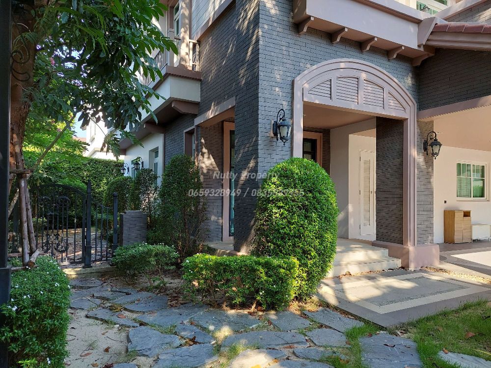 ให้เช่าบ้านบางนา แบริ่ง ลาซาล : ให้เช่า นันทวัน บางนา กม.7 แปลงมุม