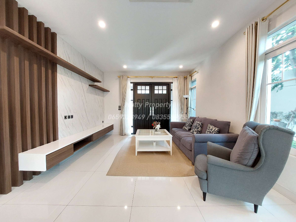 ให้เช่าบ้านบางนา แบริ่ง ลาซาล : ให้เช่า นันทวัน บางนา กม.7 แปลงมุม