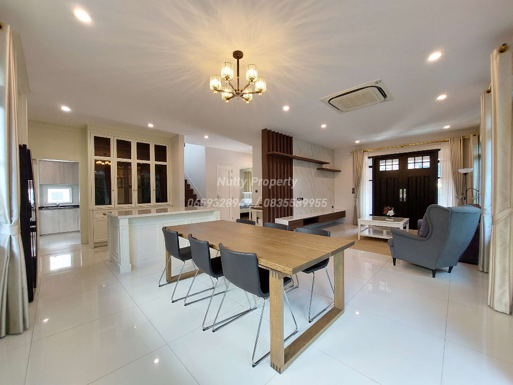 ให้เช่าบ้านบางนา แบริ่ง ลาซาล : ให้เช่า นันทวัน บางนา กม.7 แปลงมุม