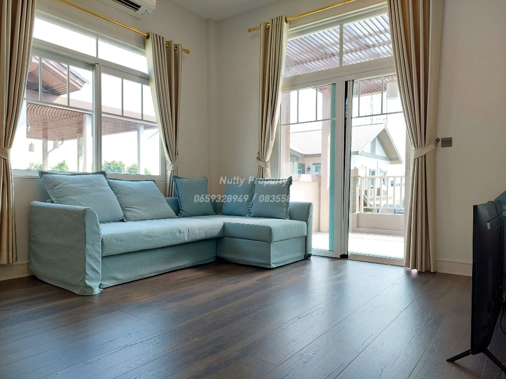 ให้เช่าบ้านบางนา แบริ่ง ลาซาล : ให้เช่า นันทวัน บางนา กม.7 แปลงมุม