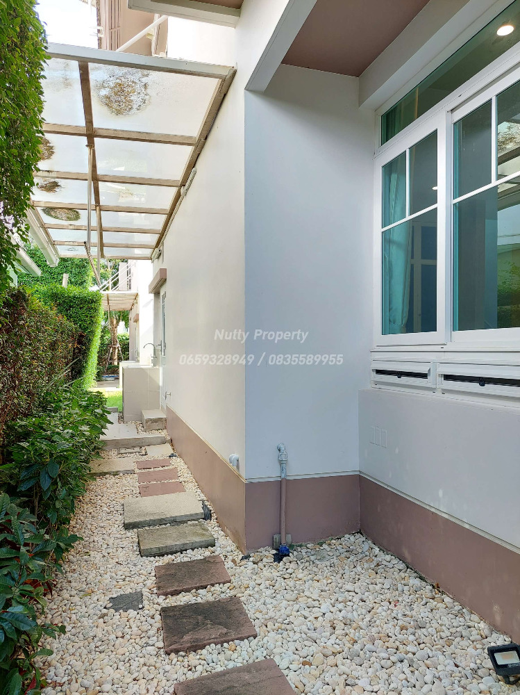 ให้เช่าบ้านบางนา แบริ่ง ลาซาล : ให้เช่า นันทวัน บางนา กม.7 แปลงมุม