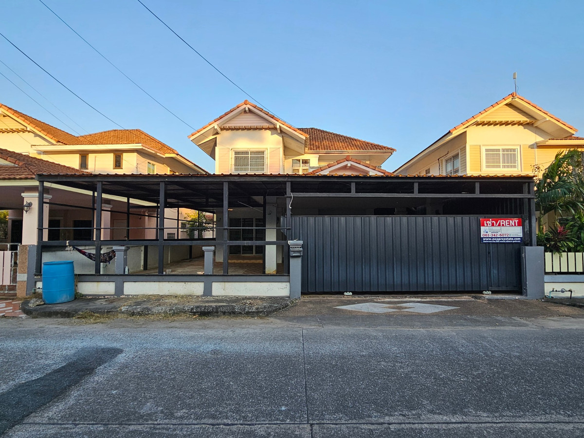 ให้เช่าบ้านขอนแก่น : ให้เช่า บ้านเดี่ยว 2ชั้น เลี้ยงสัตว์ได้ 3ห้องนอน 3ห้องน้ำ ใกล้บึงแก่นนคร ห้างบิ๊กซี2