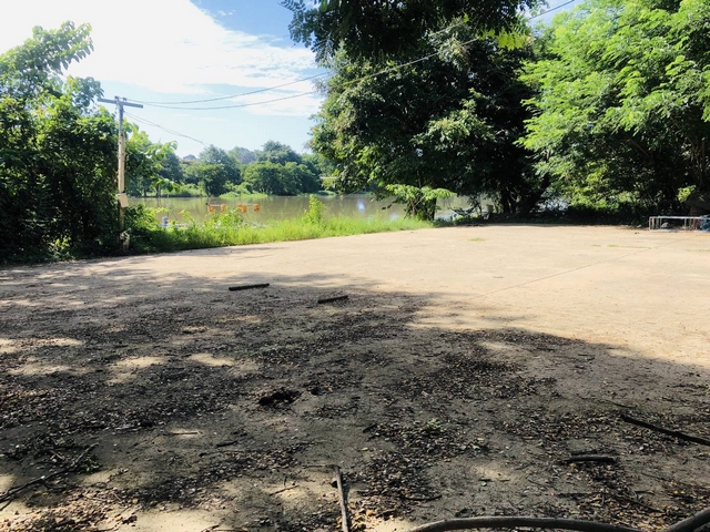 ขายที่ดินราชบุรี : ขายที่ดิน 215 ตรว. พร้อมบ้านเดี่ยว ริมแม่น้ำแม่กลอง แนวรีสอร์ท โพธาราม ราชบุรี ร่มรื่นบรรยากาศดี เหมาะพักผ่อน