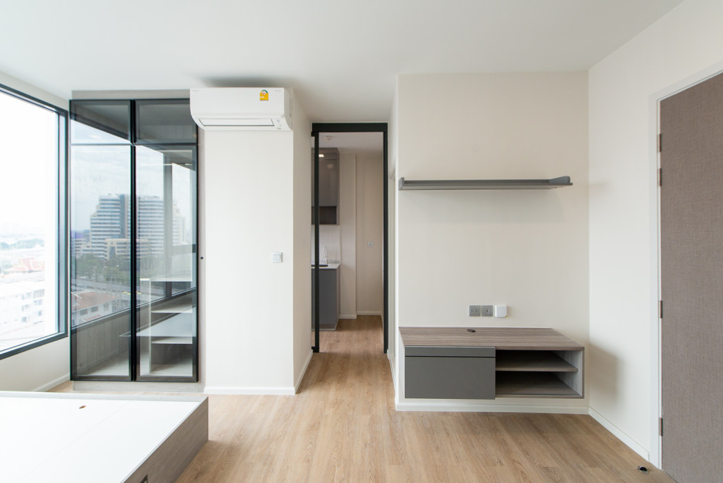 For SaleCondoRamkhamhaeng, Hua Mak : Condo for sale: Modiz Rhyme Ramkhamhaeng, 23 sq m., 9th floor, next to MRT Ramkhamhaeng.