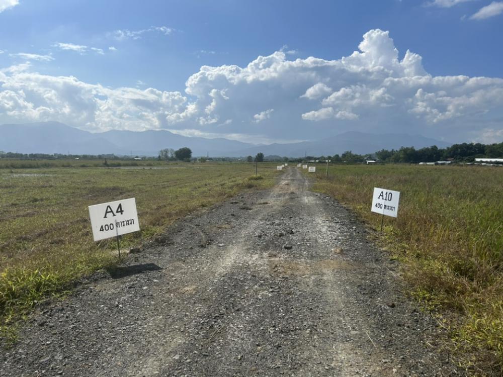 For SaleLandChiang Mai : Land for sale, San Pong Subdistrict, Mae Rim District, Chiang Mai Province, land plots for sale, beautiful mountain view, good location, near community, plot A4, very cheap price