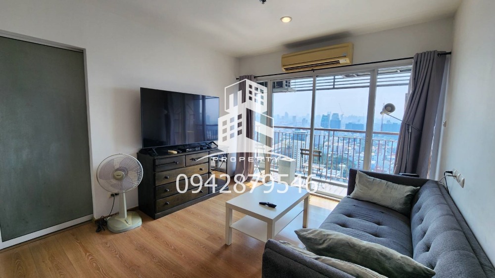 For RentCondoLadprao, Central Ladprao : For rent, sym Vibha-Lat Phrao, 2 bedrooms, 26th floor, city view, has washing machine.
