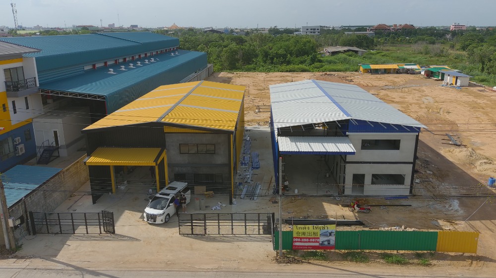 ให้เช่าโกดังปทุมธานี รังสิต ธรรมศาสตร์ : ด่วนๆๆ ให้เช่าโกดัง-ออฟฟิศ สไตล์modern มีพื้นที่จอดรถ โหลดตู้คอนเนอร์ได้สบายๆ ใกล้ตลาดไท ติดถนนกว้างๆ ซอยไอยรา5