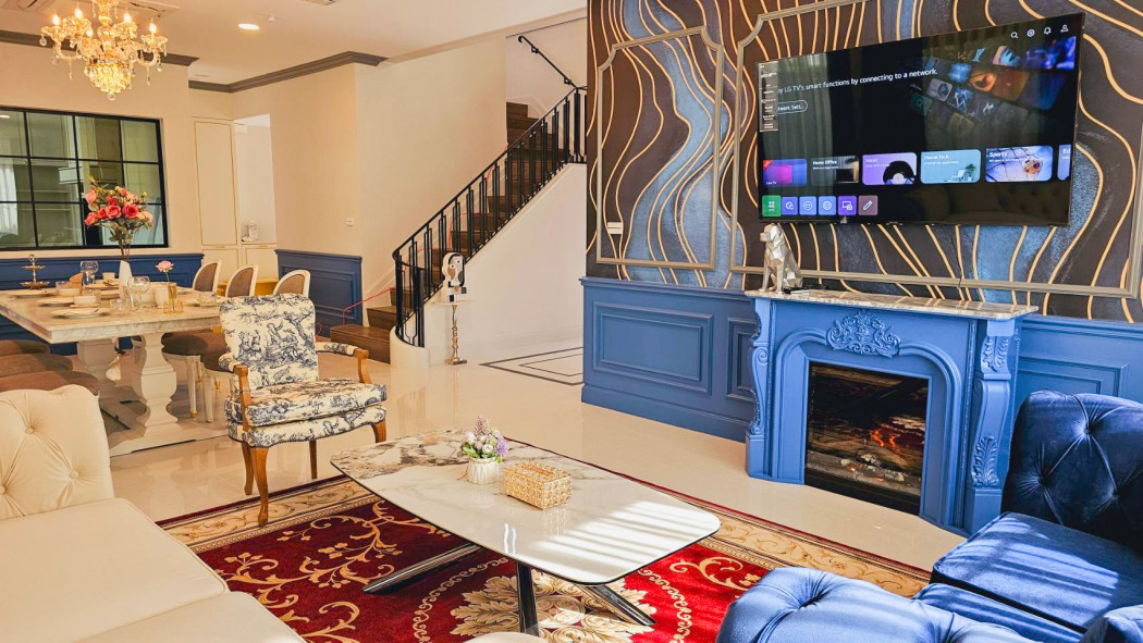 ให้เช่าบ้านพัฒนาการ ศรีนครินทร์ : ให้เช่าบ้าน Luxury นันทวัน พระราม9 กรุงเทพกรีฑาตัดใหม่ แปลงมุม 4 นอน
