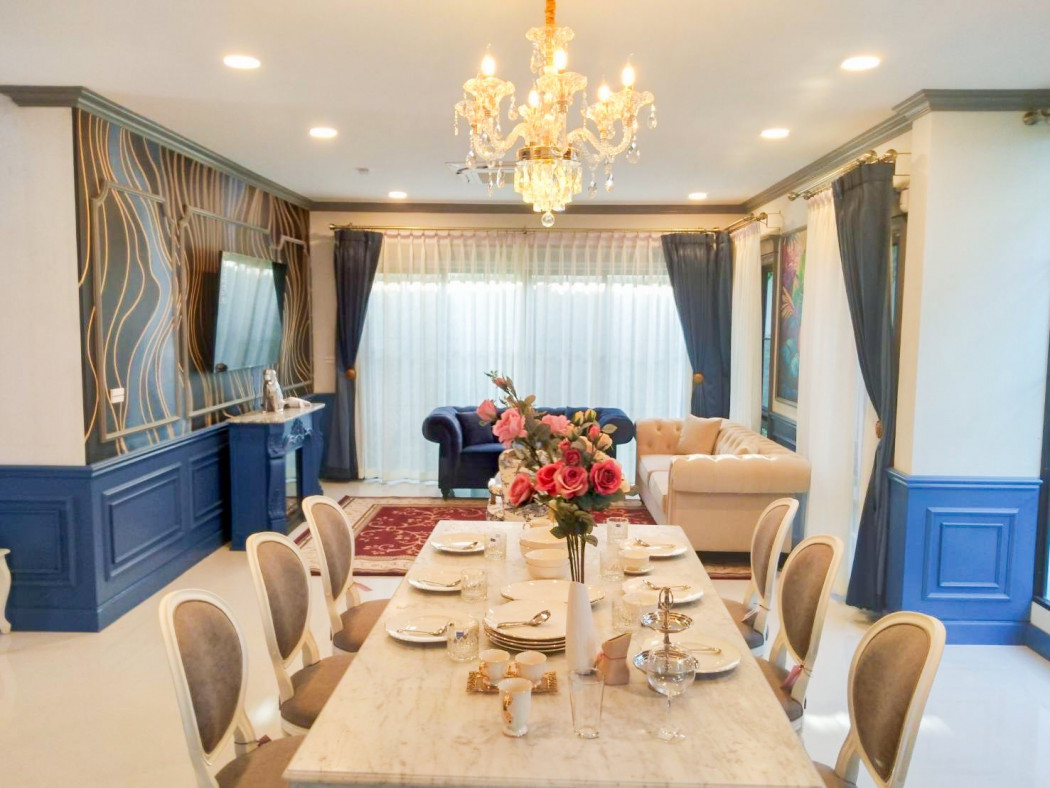 ให้เช่าบ้านพัฒนาการ ศรีนครินทร์ : ให้เช่าบ้าน Luxury นันทวัน พระราม9 กรุงเทพกรีฑาตัดใหม่ แปลงมุม 4 นอน
