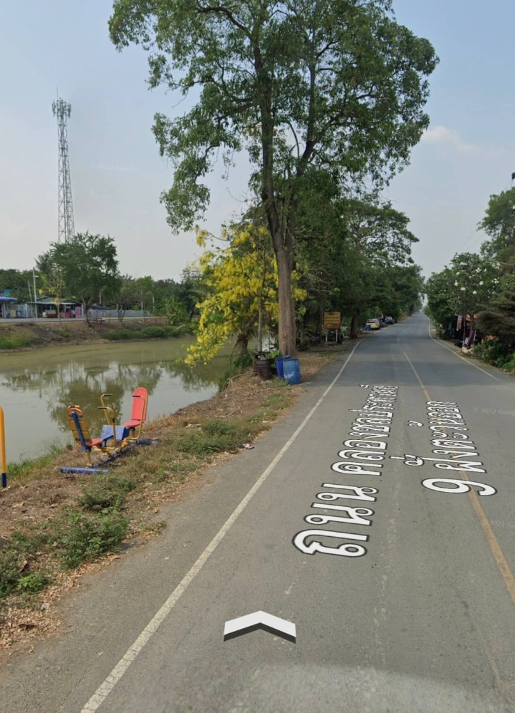 For SaleLandPathum Thani,Rangsit, Thammasat : 💟Land for sale 49 rai 186 sq m.📍Rangsit-Nakhon Nayok Road, Khlong 9