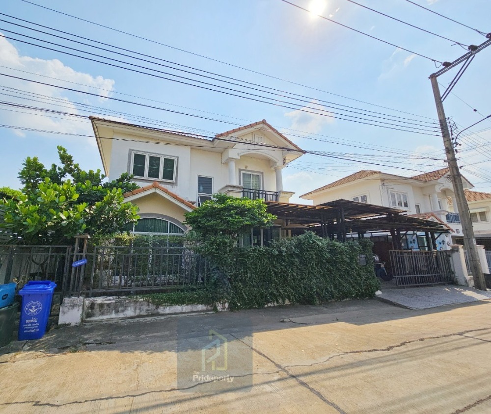 For SaleHouseNonthaburi, Bang Yai, Bangbuathong : Single house for sale, Pruksa Village 4, Bang Yai, Nonthaburi, 51 sq m, 3 bedrooms, 3 bathrooms, with extension, near Kanchanaphisek Road and Central Westgate.