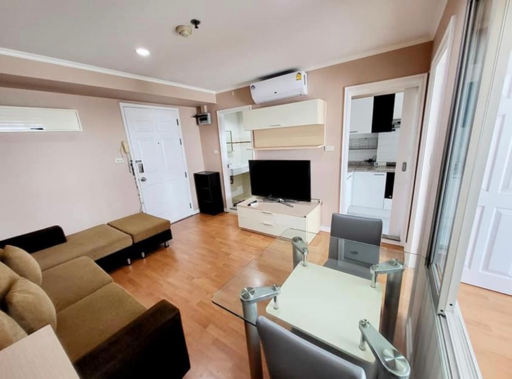 For RentCondoOnnut, Udomsuk : 🔥For rent Lumpini Ville 77-1, large room 35 sq m, 21st floor, near BTS, expressway, and department store, beautiful room, fully furnished, ready to move in.