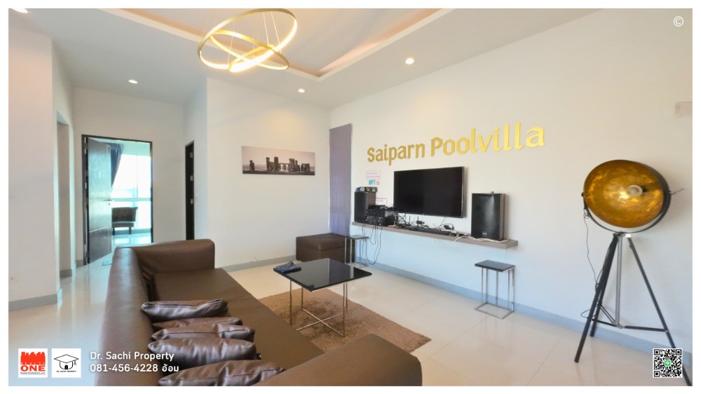 For SaleHotel&Apartment BusinessCha-am Phetchaburi : Pool villa for sale in Cha-am, 4 bedrooms, 3 bathrooms, fully furnished, area 131 sq wa., near Cha-am beach 3 km.