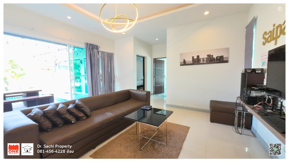 For SaleHotel&Apartment BusinessCha-am Phetchaburi : Pool villa for sale in Cha-am, 4 bedrooms, 3 bathrooms, fully furnished, area 131 sq wa., near Cha-am beach 3 km.