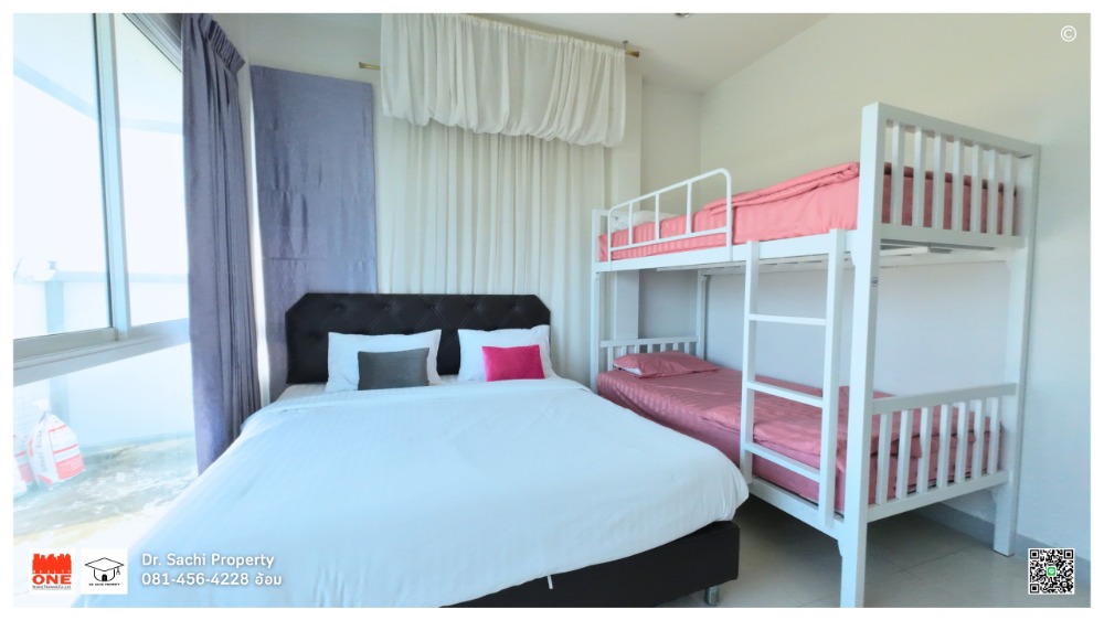 For SaleHotel&Apartment BusinessCha-am Phetchaburi : Pool villa for sale in Cha-am, 4 bedrooms, 3 bathrooms, fully furnished, area 131 sq wa., near Cha-am beach 3 km.