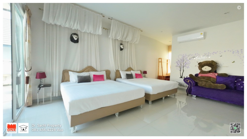 ขายชะอำ เพชรบุรี : บ้านพูลวิลล่า ตกแต่งสวยพร้อมอยู่ 172 ตรว. ใกล้หาดชะอำ (พร้อมใบอนุญาต)