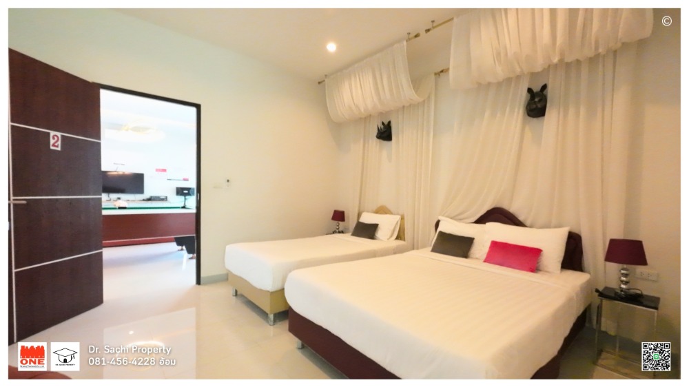 ขายชะอำ เพชรบุรี : บ้านพูลวิลล่า ตกแต่งสวยพร้อมอยู่ 172 ตรว. ใกล้หาดชะอำ (พร้อมใบอนุญาต)