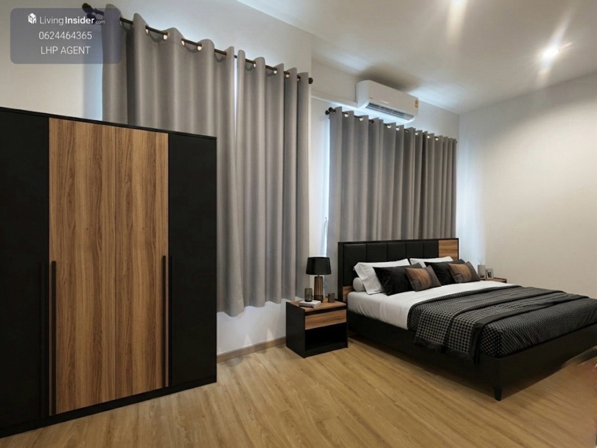 For RentTownhomeNawamin, Ramindra : Project for rent: Sena Village, Ramintra Km. 9, has 4 air conditioners, complete furniture and electrical appliances.