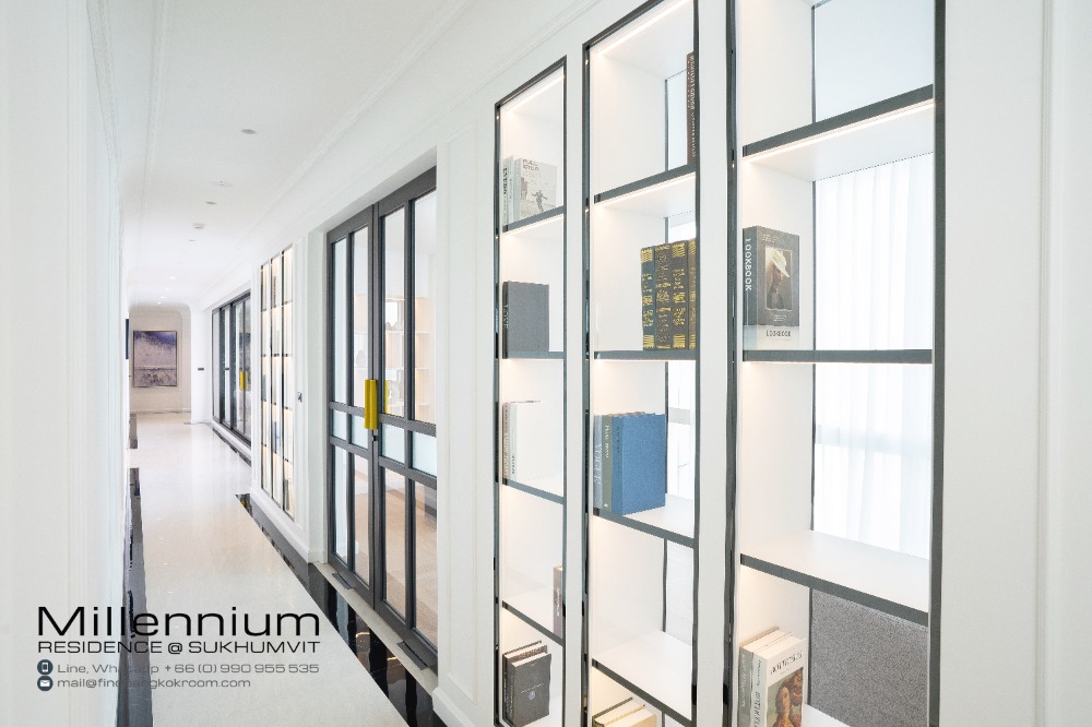 For RentCondoSukhumvit, Asoke, Thonglor : 4 Bedroom Penthouse At Millennium Residence Asok City View For Rent