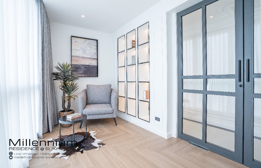 For RentCondoSukhumvit, Asoke, Thonglor : 4 Bedroom Penthouse At Millennium Residence Asok City View For Rent