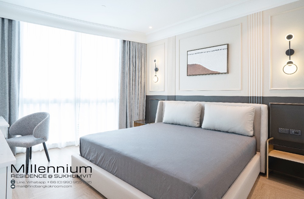For RentCondoSukhumvit, Asoke, Thonglor : 4 Bedroom Penthouse At Millennium Residence Asok City View For Rent